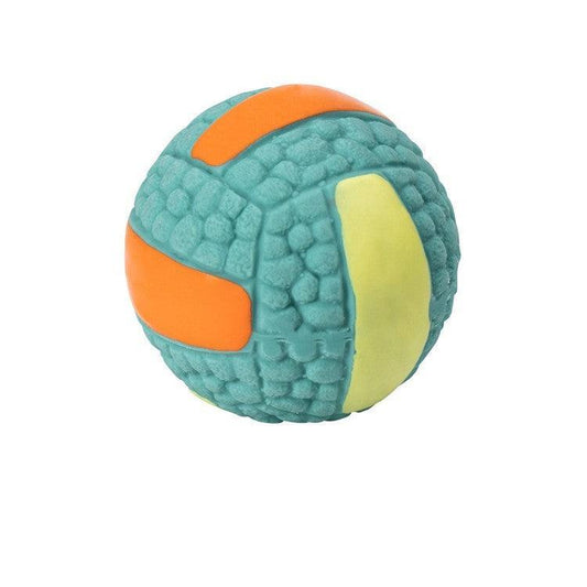 Squeaky Dog Blue Volleyball Toy
