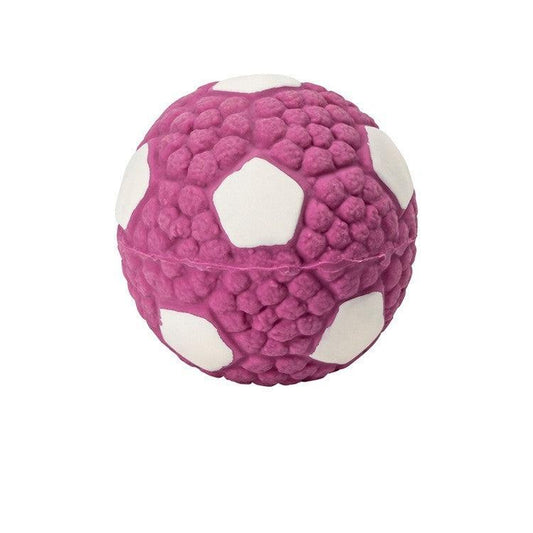 Squeaky Dog Purple football Toy