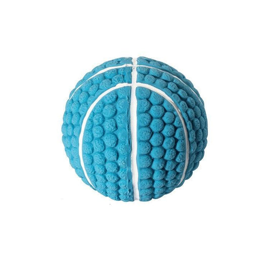 Squeaky Dog Blue Basketball Toy